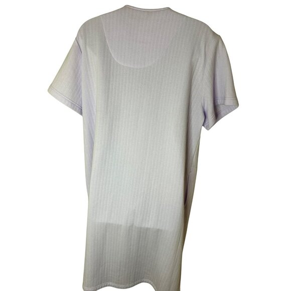 Miss Elaine Womens Short Sleeve Embroidered Snap Front Duster Housecoat Large - Picture 7 of 9